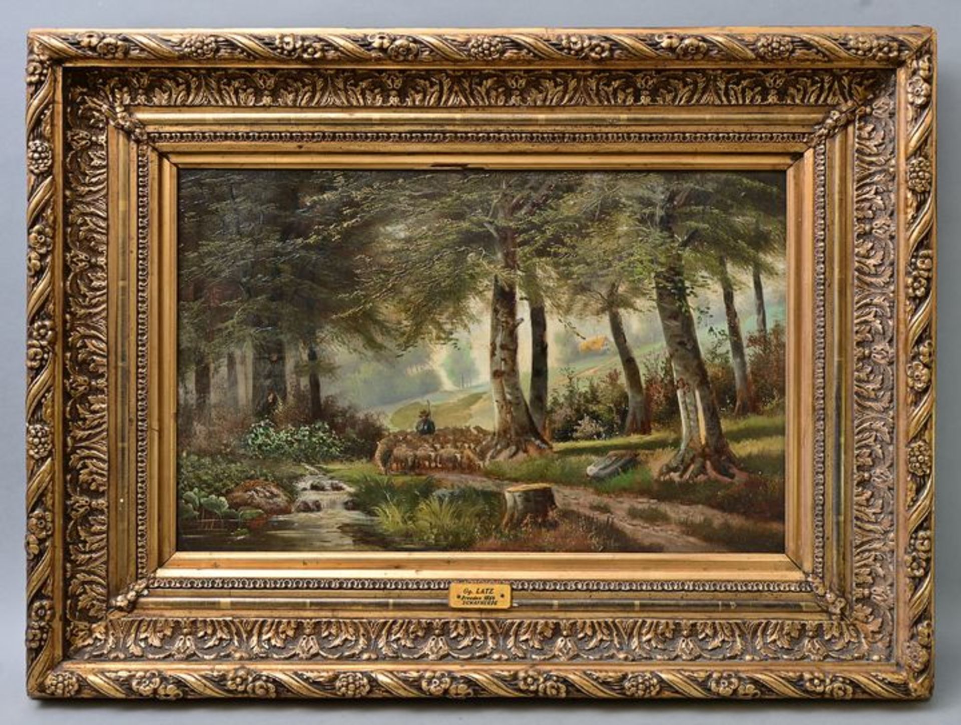 Latz, Waldszene / Latz, Forest scene - Bild 4 aus 5