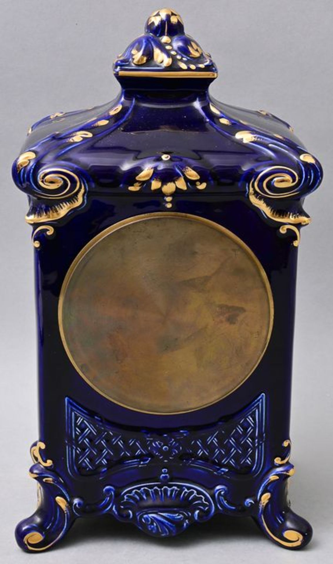 Keramik-Uhr/ mantel clock - Bild 4 aus 5