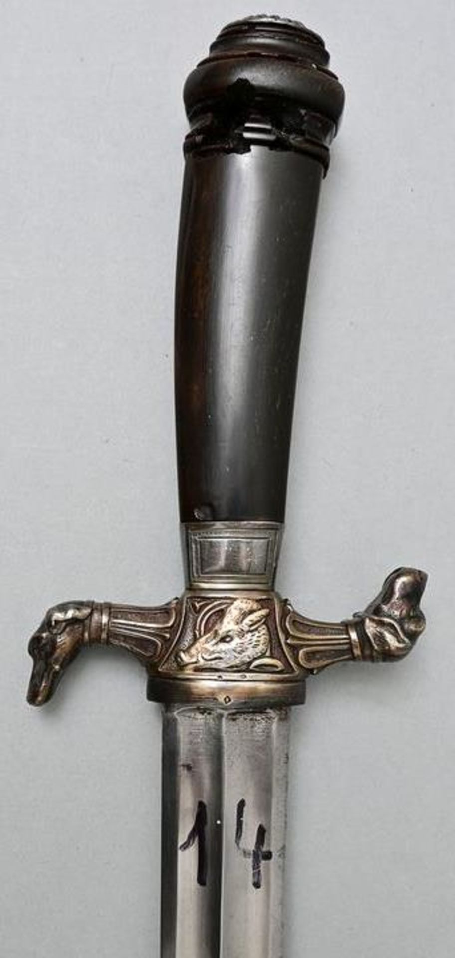 Hirschfänger/ hunting sword - Bild 4 aus 5