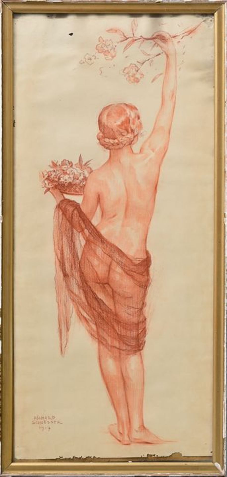Schlösser, R., Akt / female nude - Image 4 of 5