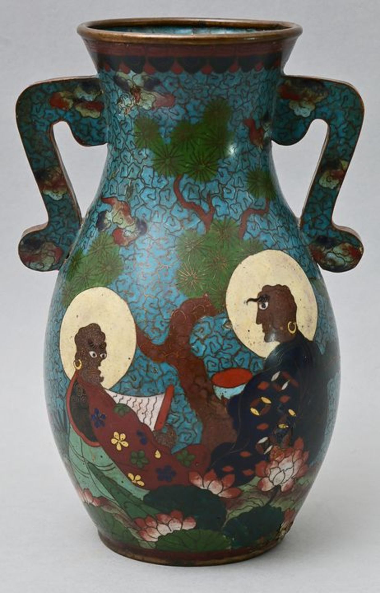 Coisonné-Vase/ cloisonné vase