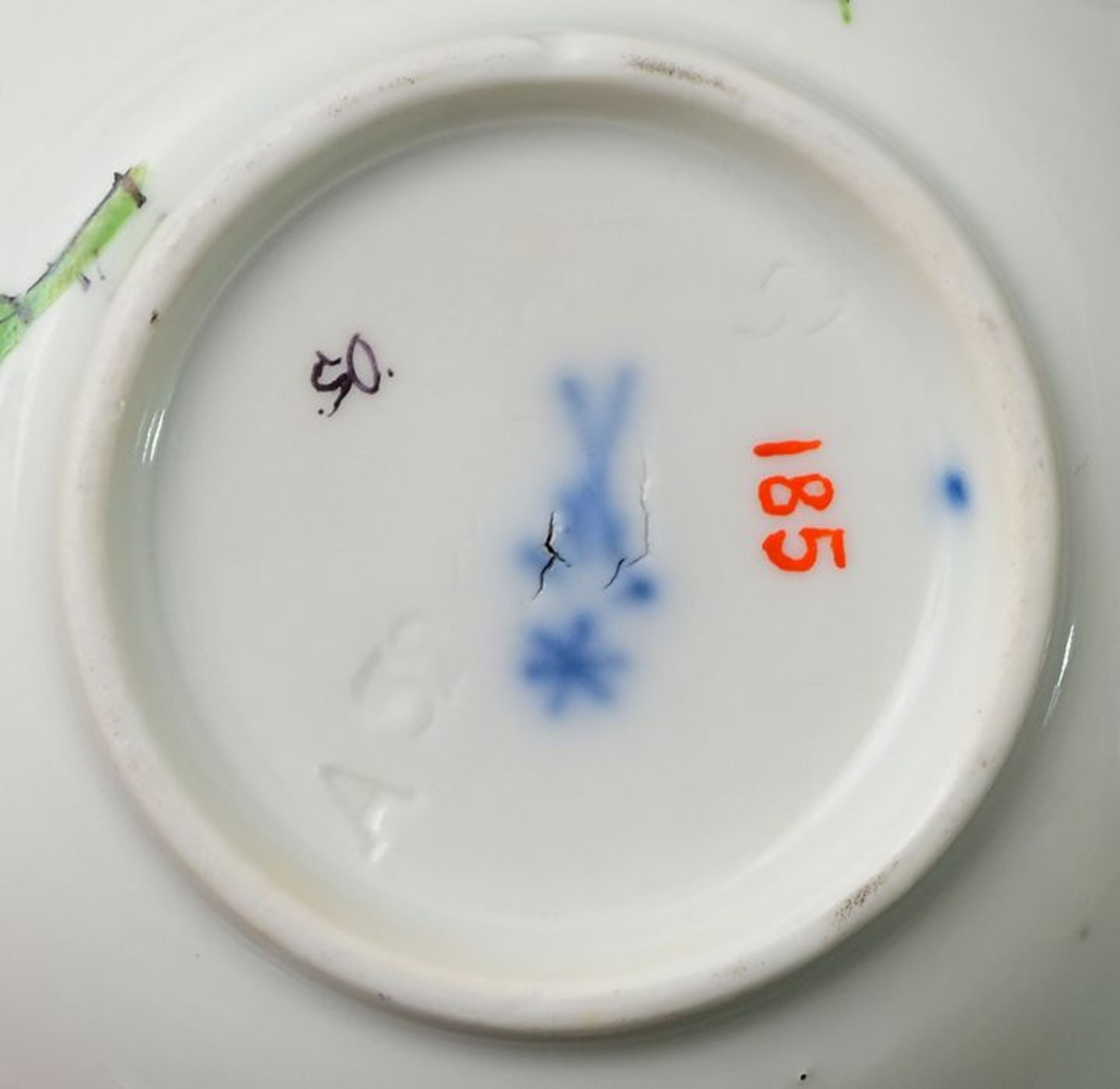 Tasse mit UTA, Meissen / Cups with saucer - Bild 2 aus 3