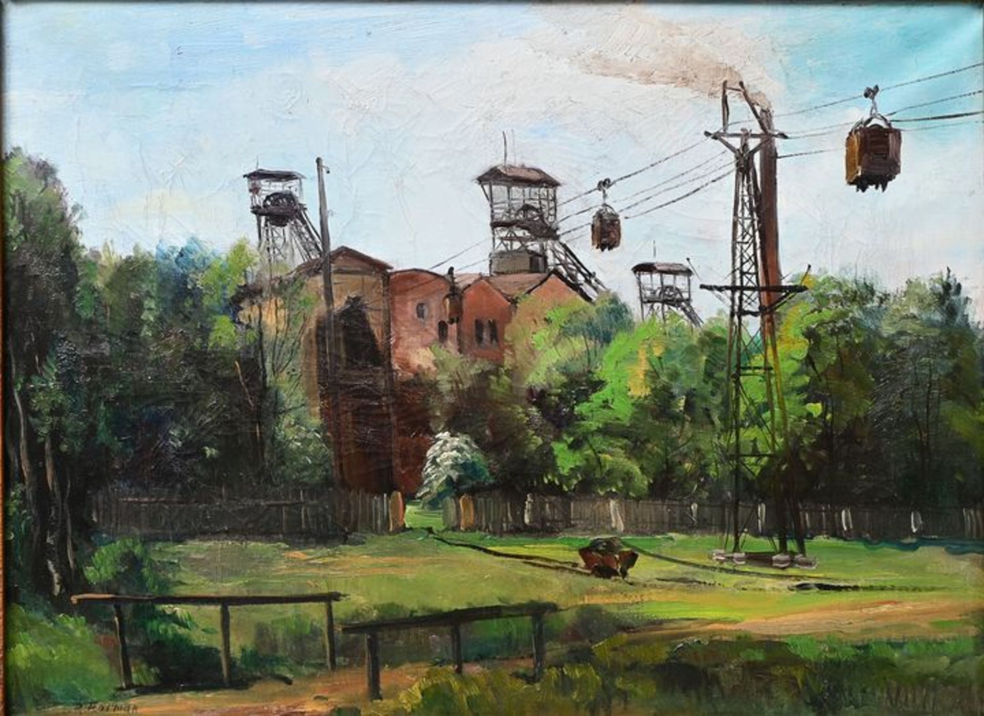 Forman, Bergbaulandschaft / Forman, Mining landscape