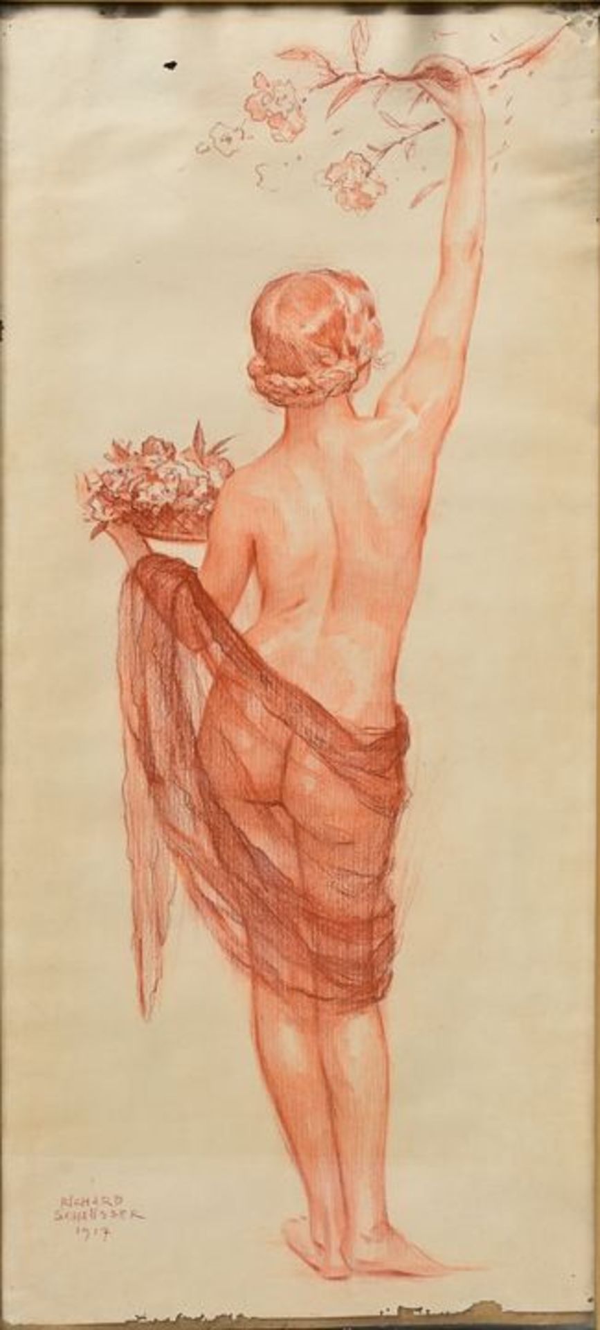 Schlösser, R., Akt / female nude