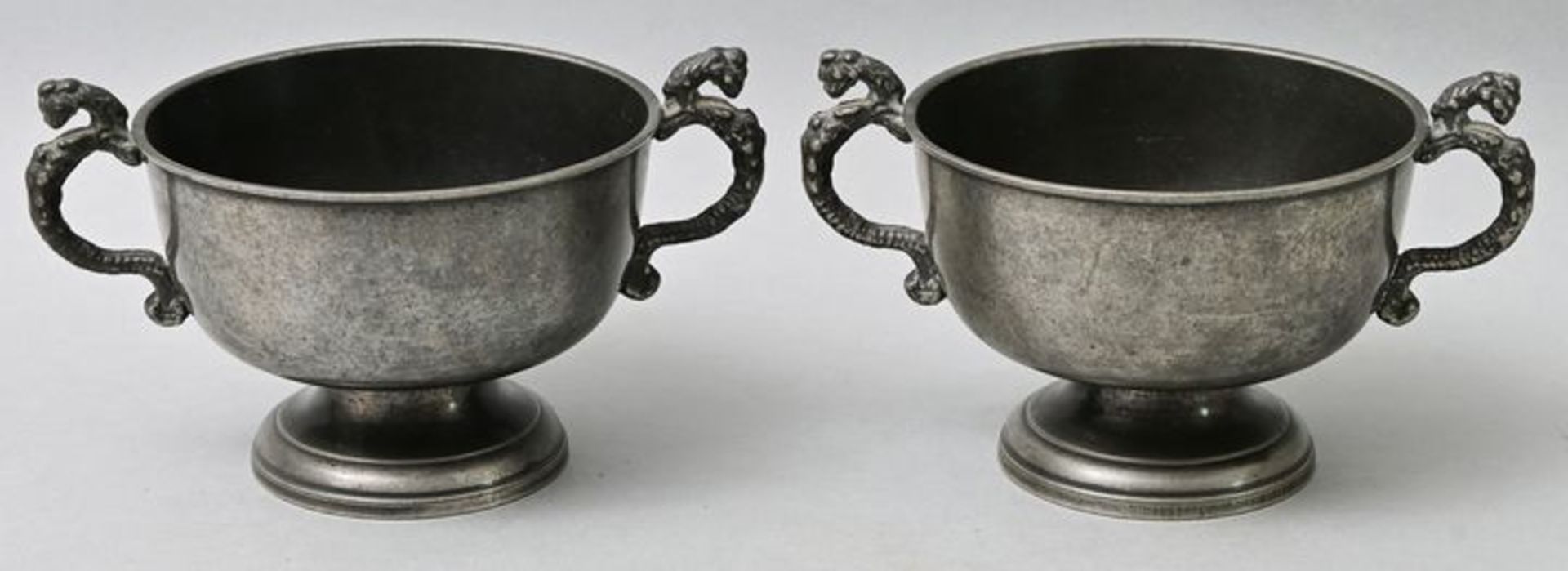 Branntweinschalen/ pewter bowls