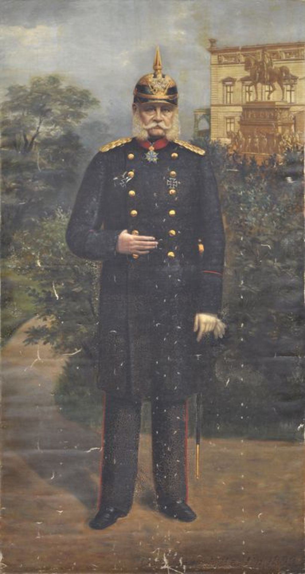 Basel, Oscar Gemälde Wilhelm I / Portrait