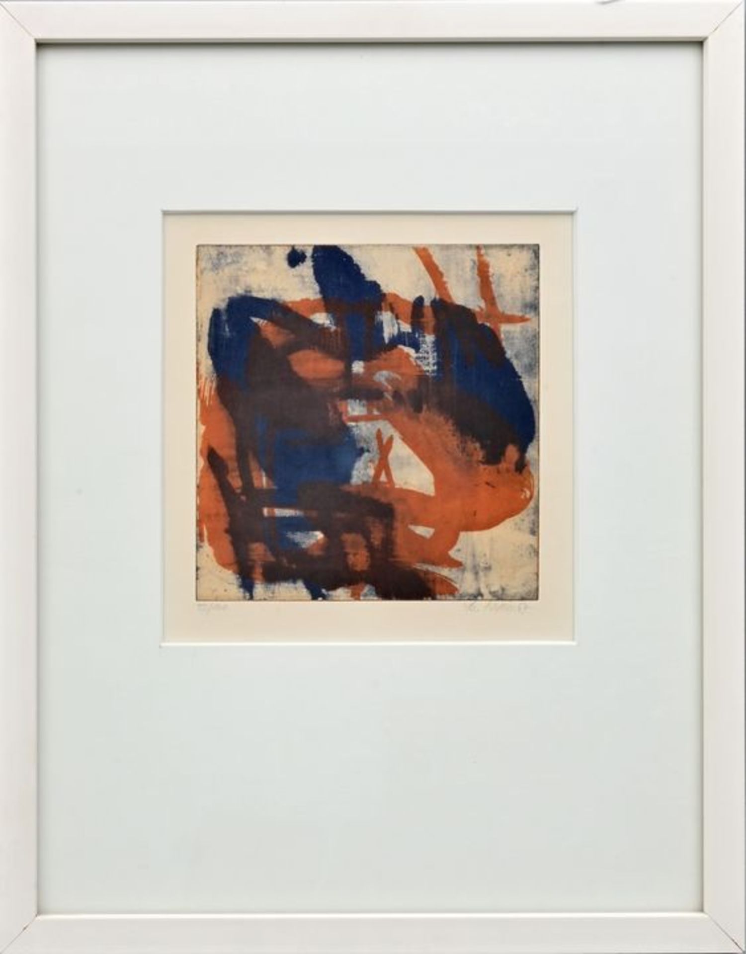 Schramm, Th., Abstrakte Kunst / Schramm, abstract lithography - Image 4 of 5