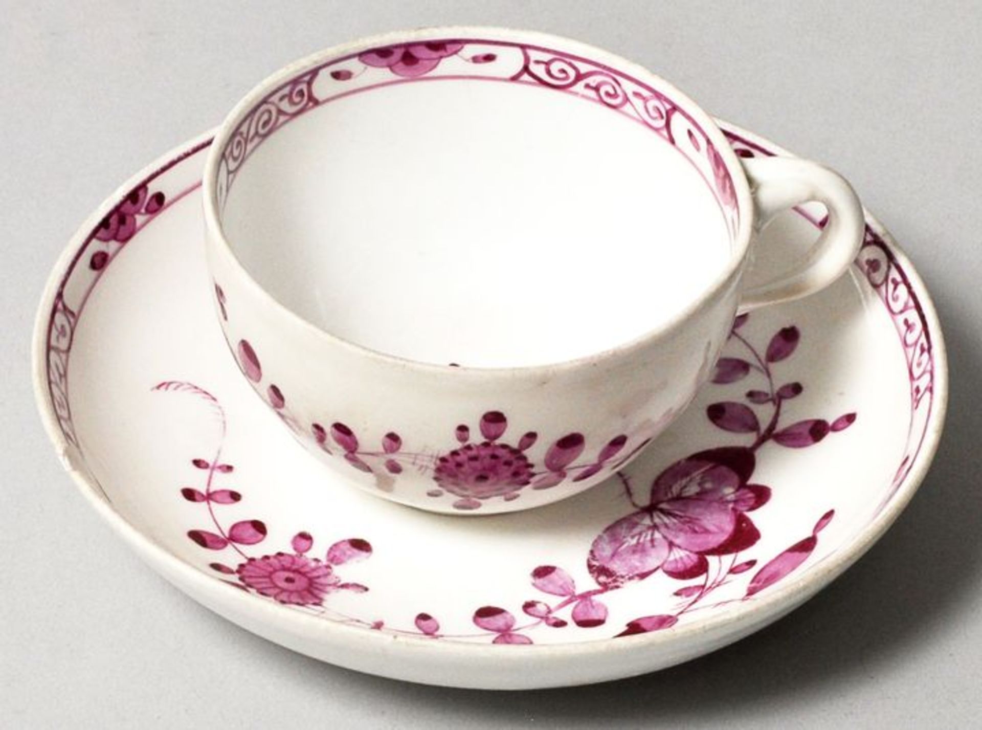 Tasse mit Untertasse, Meissen / Cup with saucer