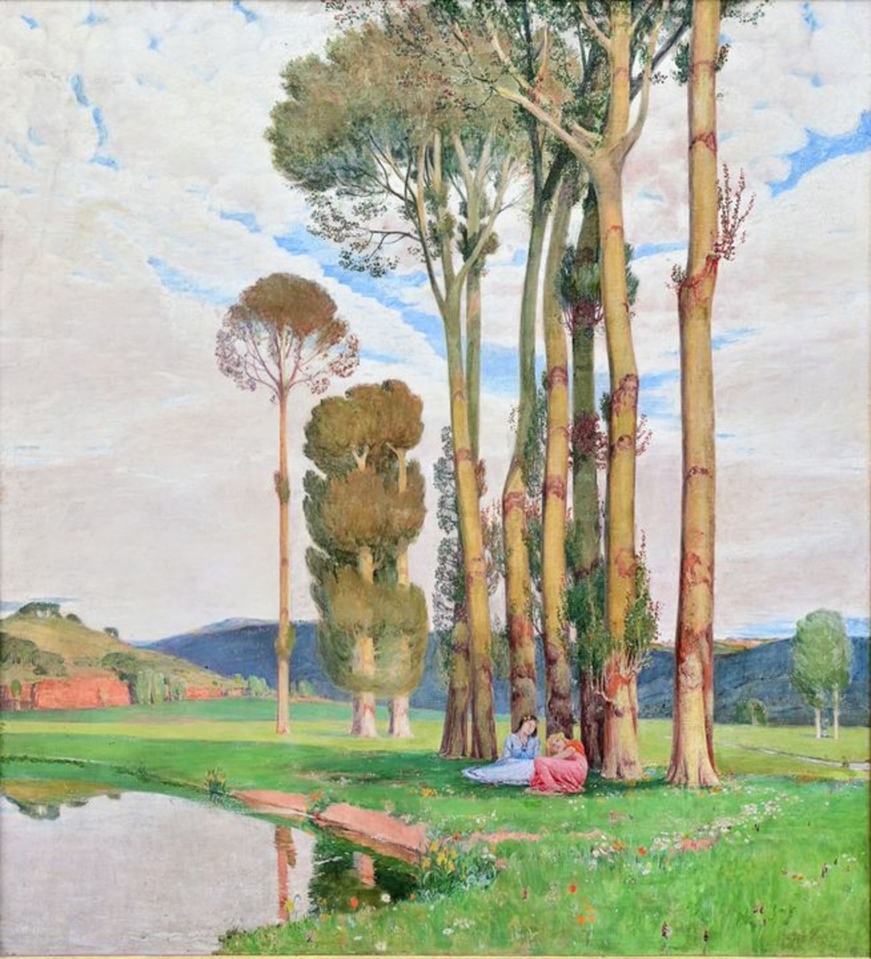 Jugendstilmalerei / Art Nouveau painting