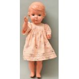 Schildkröt-Puppe Inge/ celluloid doll
