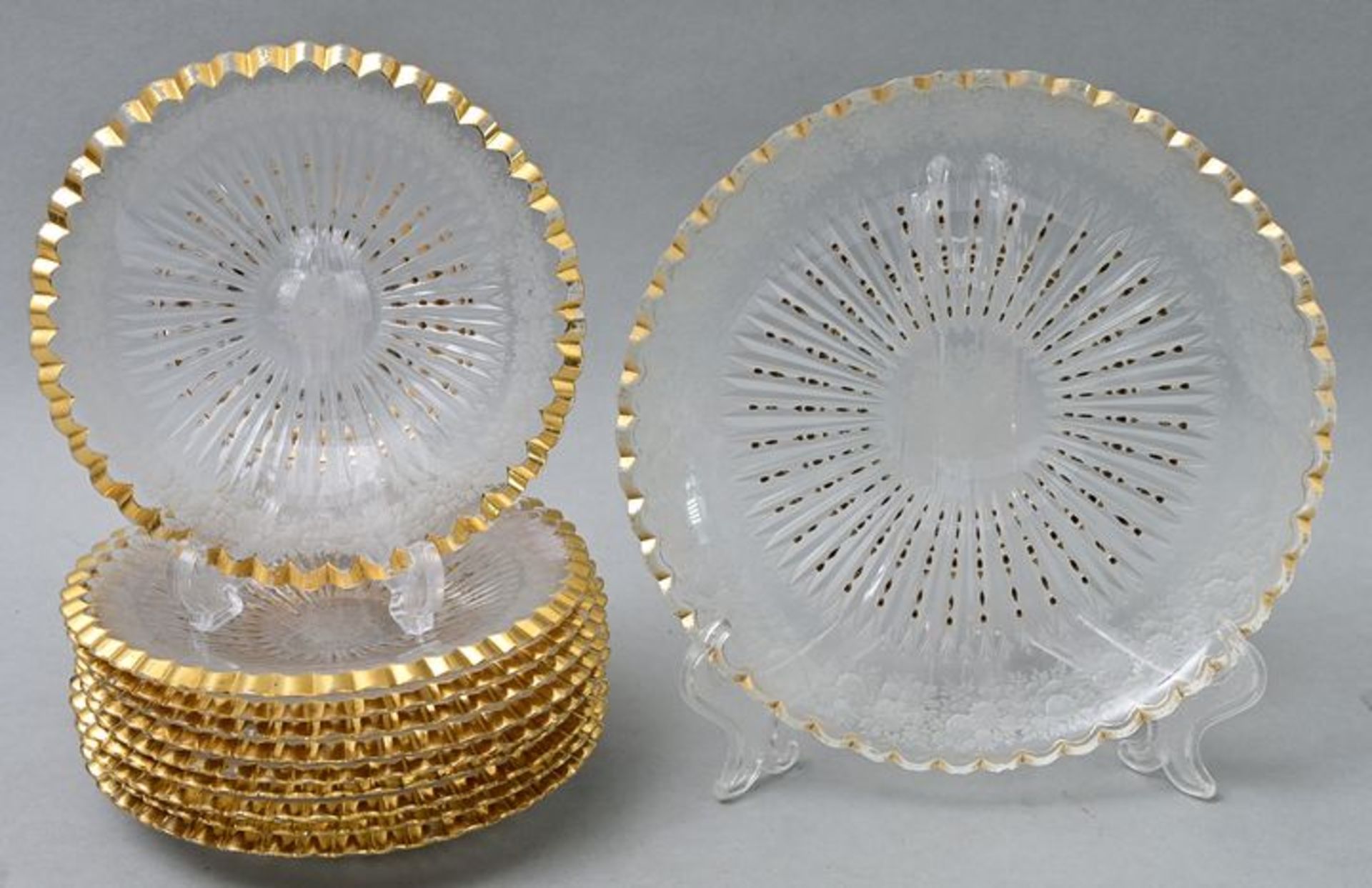 Glasteller/ glass plates