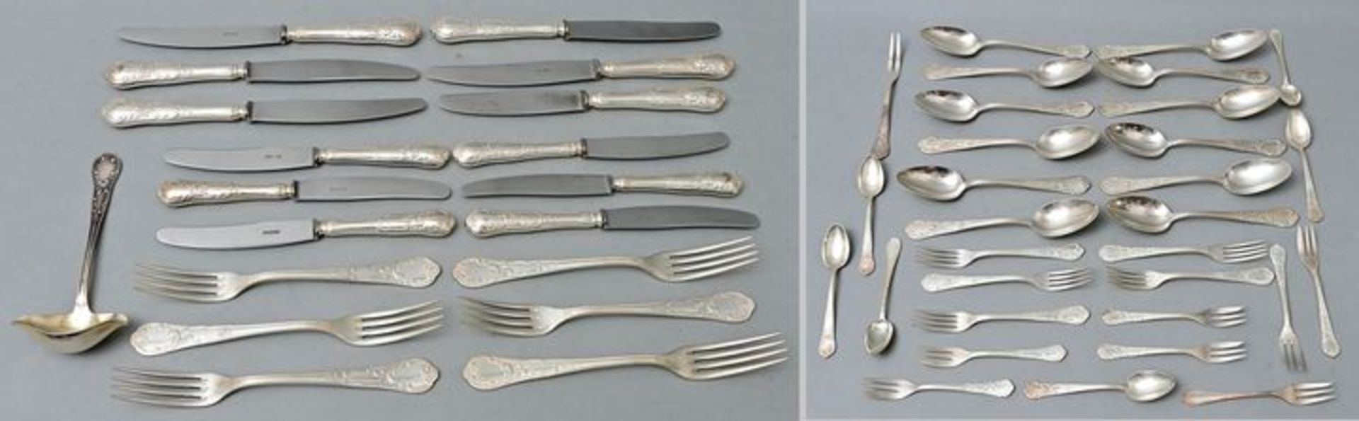 Besteck versilbert/ silverplated cutlery