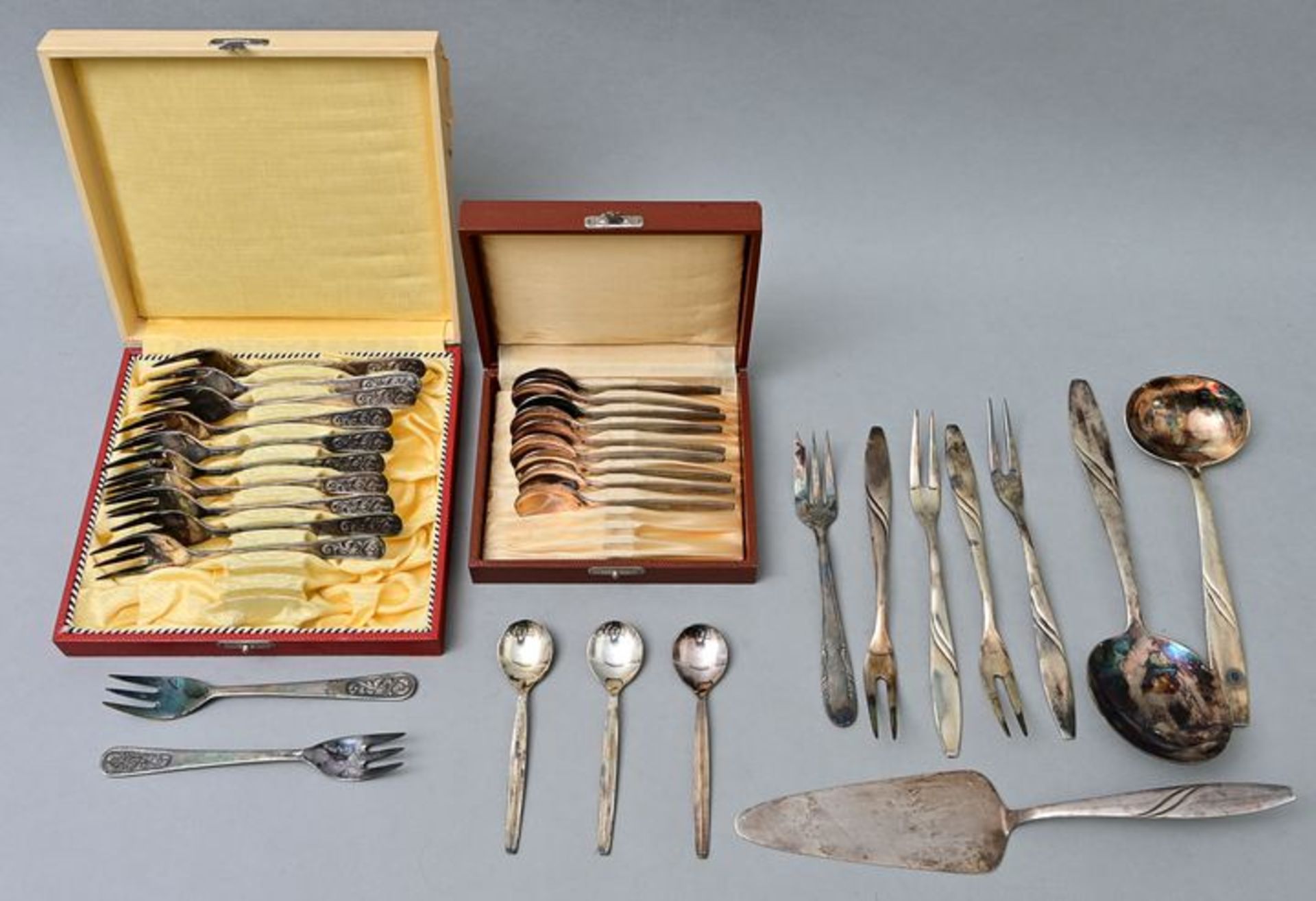 Konvolut versilbertes Besteck/ silverplated cutlery