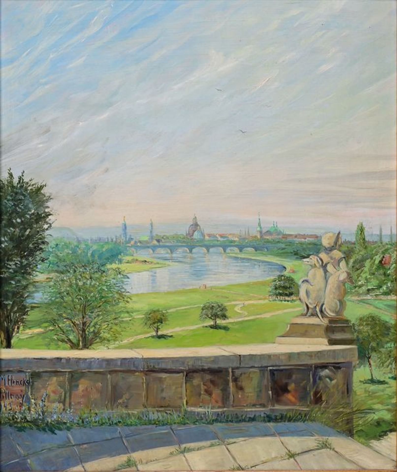 Henckel-Pillnay: Dresden/ view of Dresden