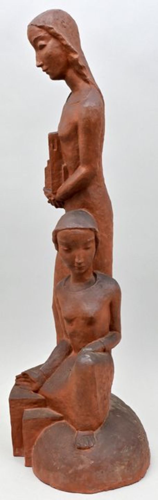 Figurengruppe Terrakotta/ terracotta group - Image 5 of 7