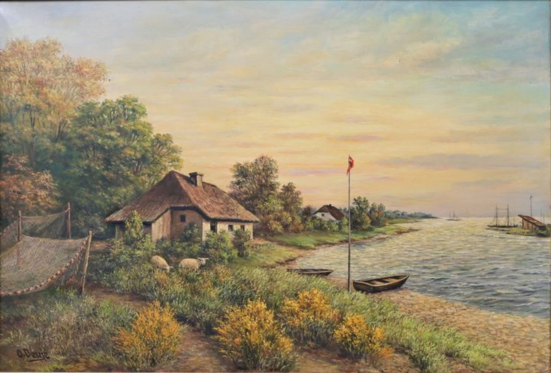 Boddenlandschaft/ landscape painting