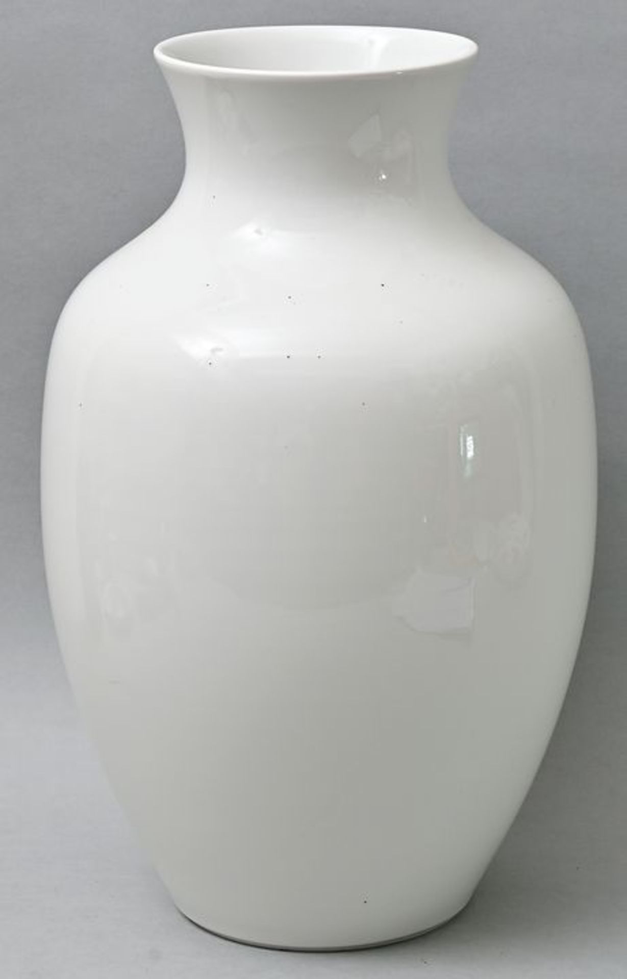 Meissen weiß/ white porcelain vase - Bild 4 aus 5