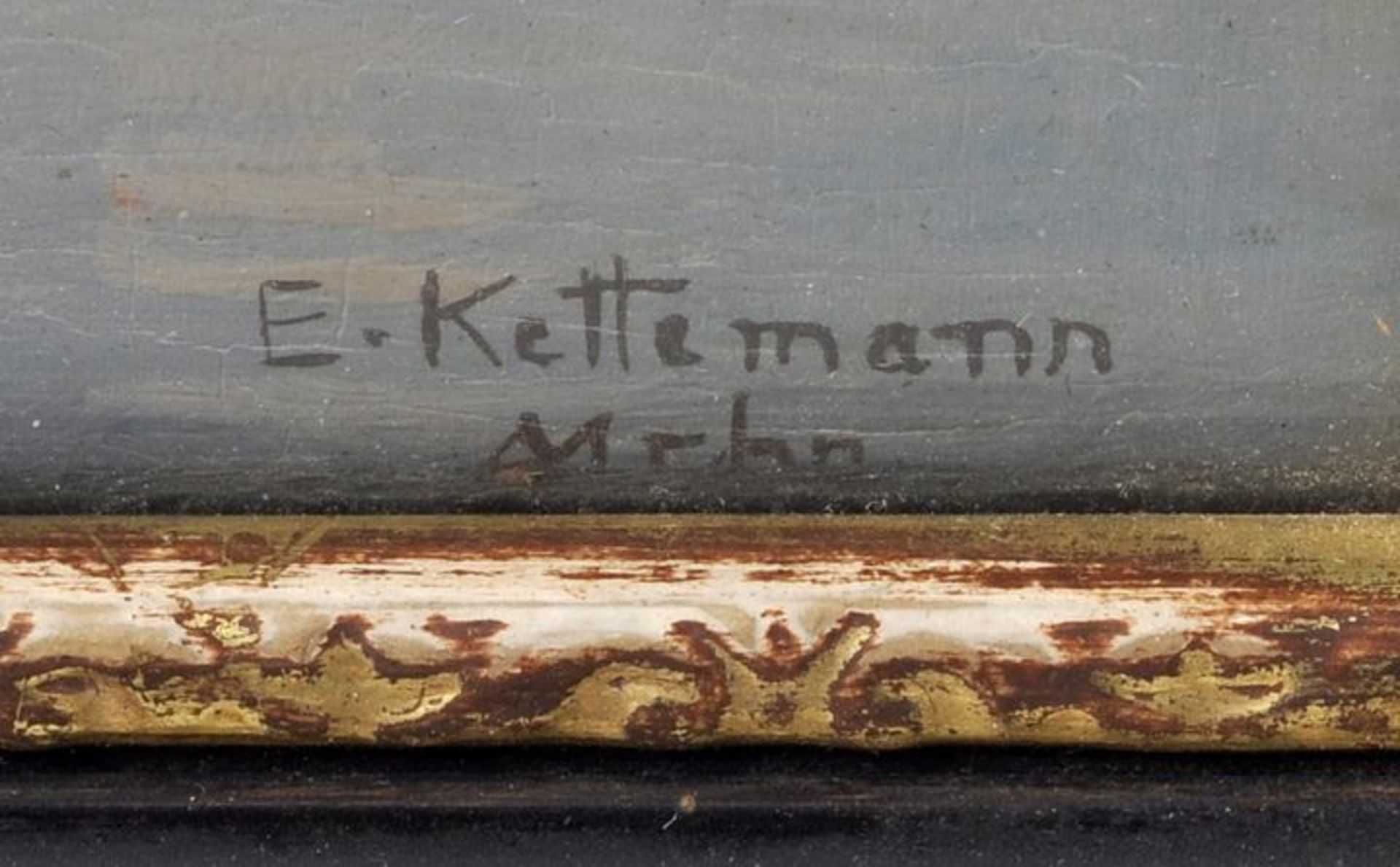 Kettemann, kl. Gemälde / Landscape - Bild 5 aus 5