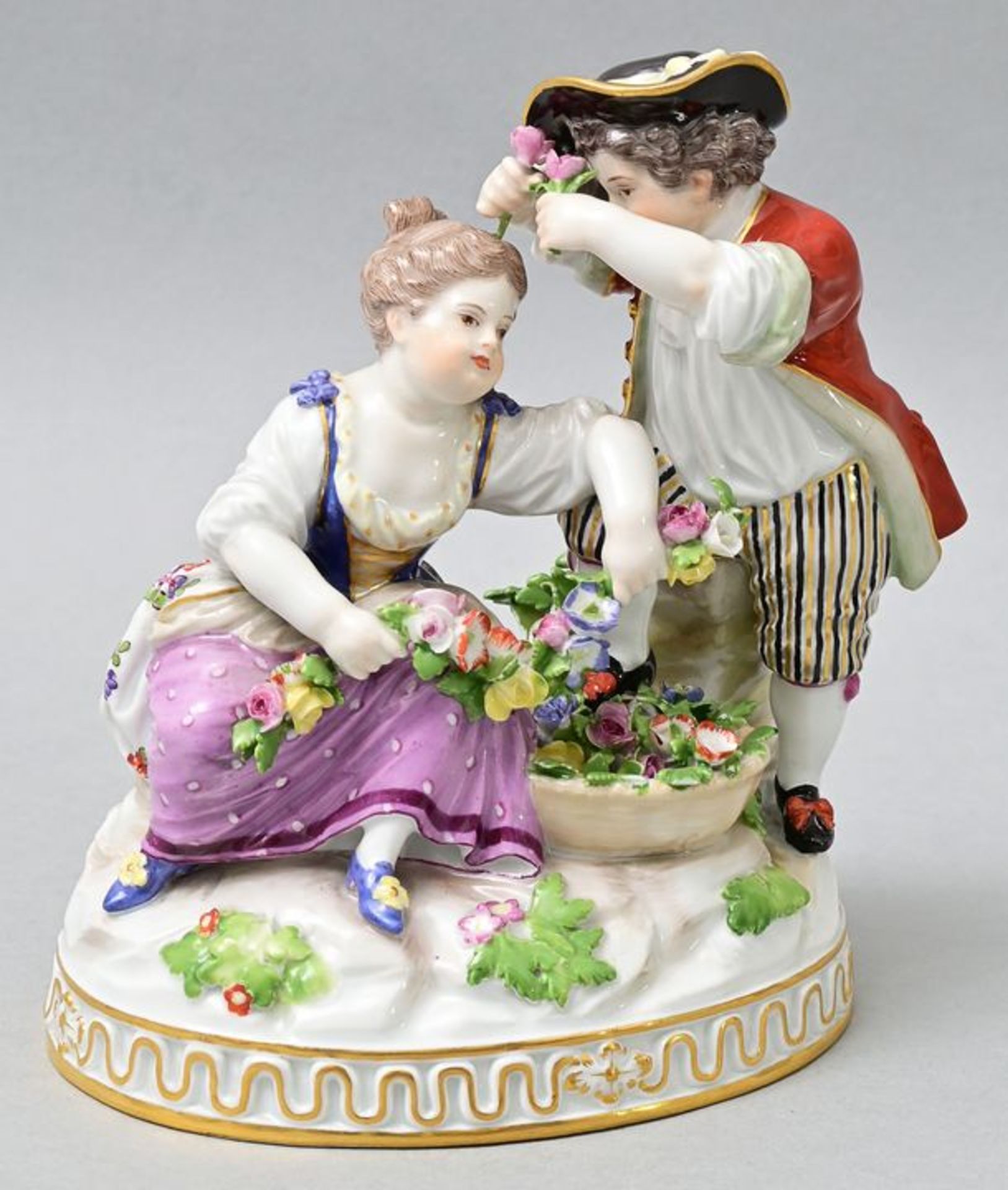 Der Frühling, Meissen/ group of figures