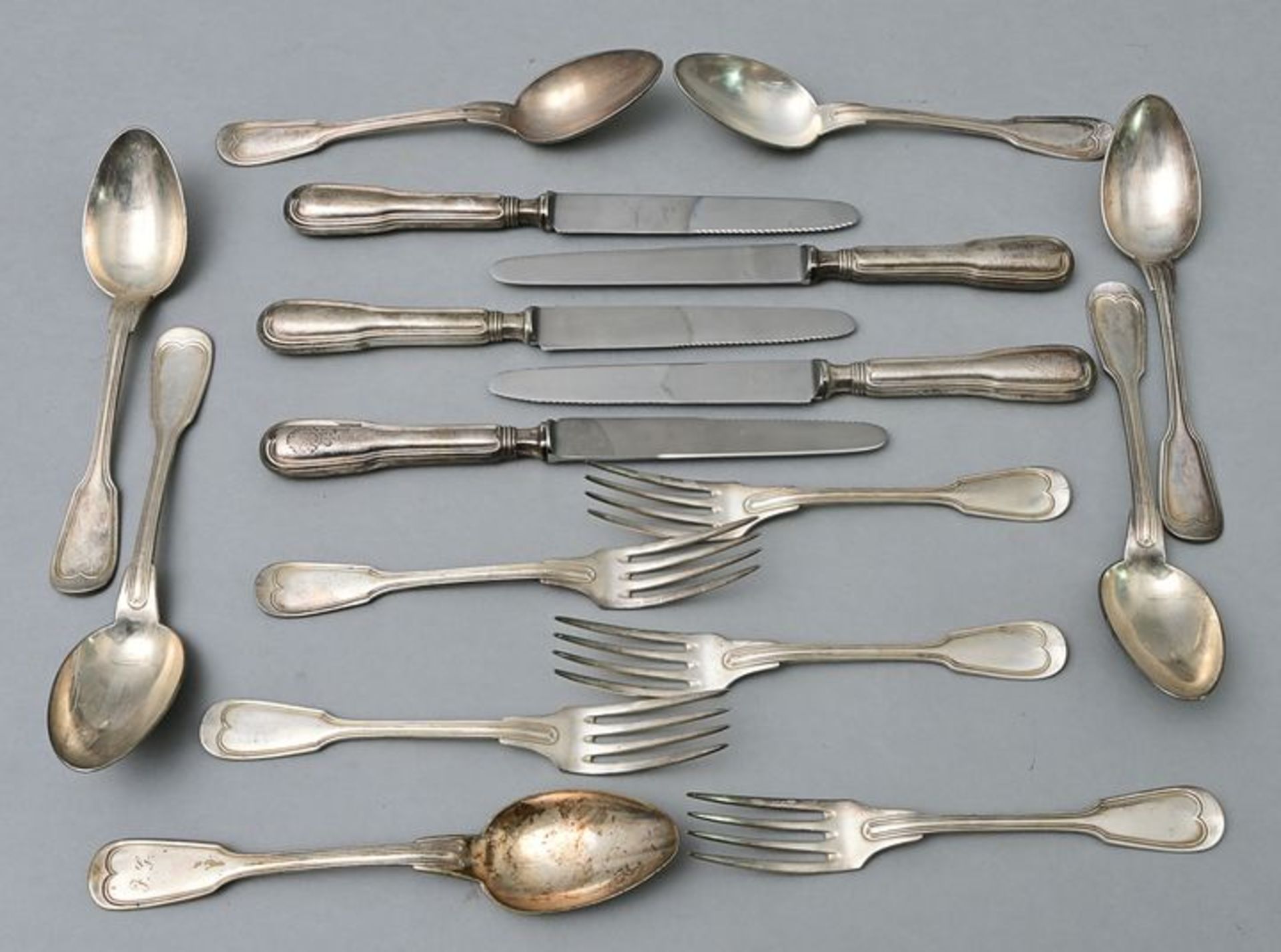 Versilbertes Besteck Christofle/ silver plated cutlery