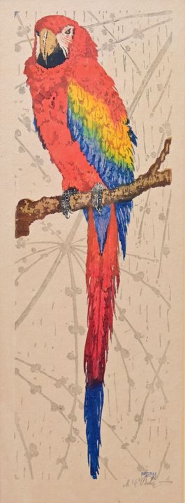 MEPH: Roter Ara/ parrot
