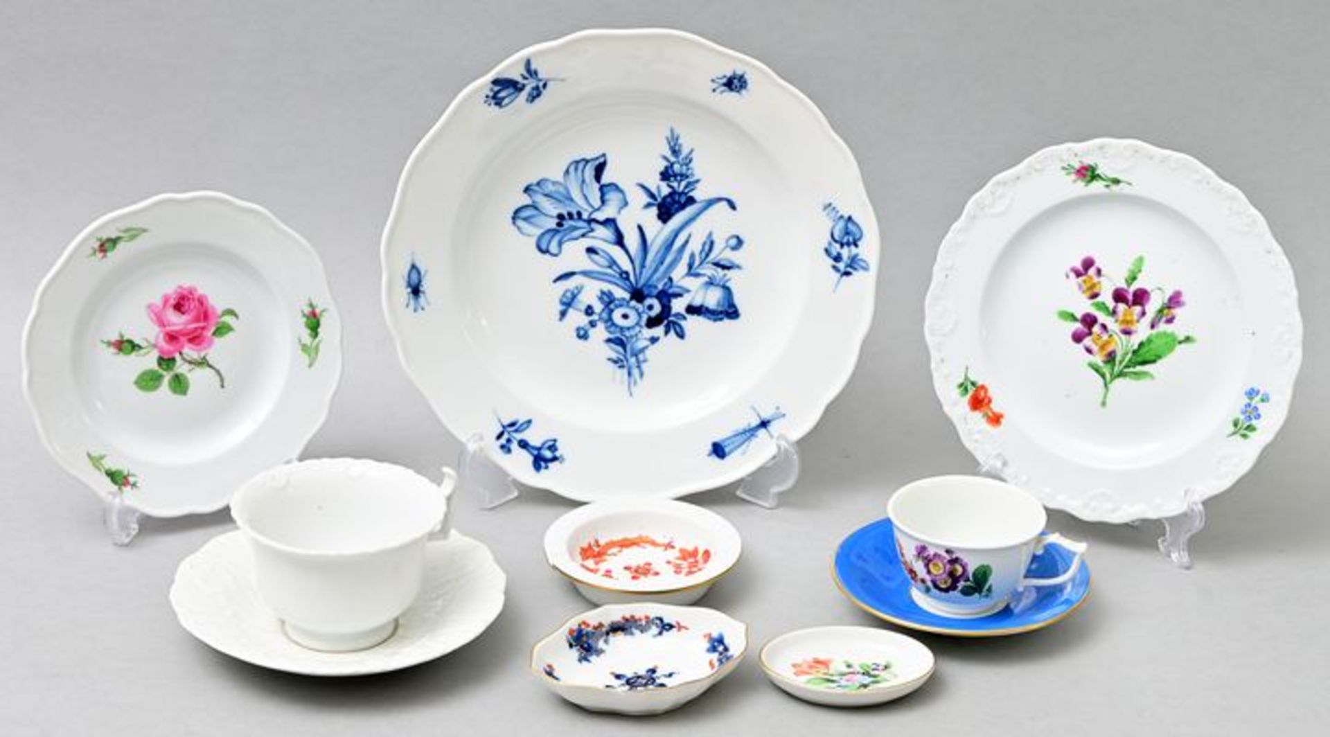 Einzelteile Meissen/ pieces of porcelain