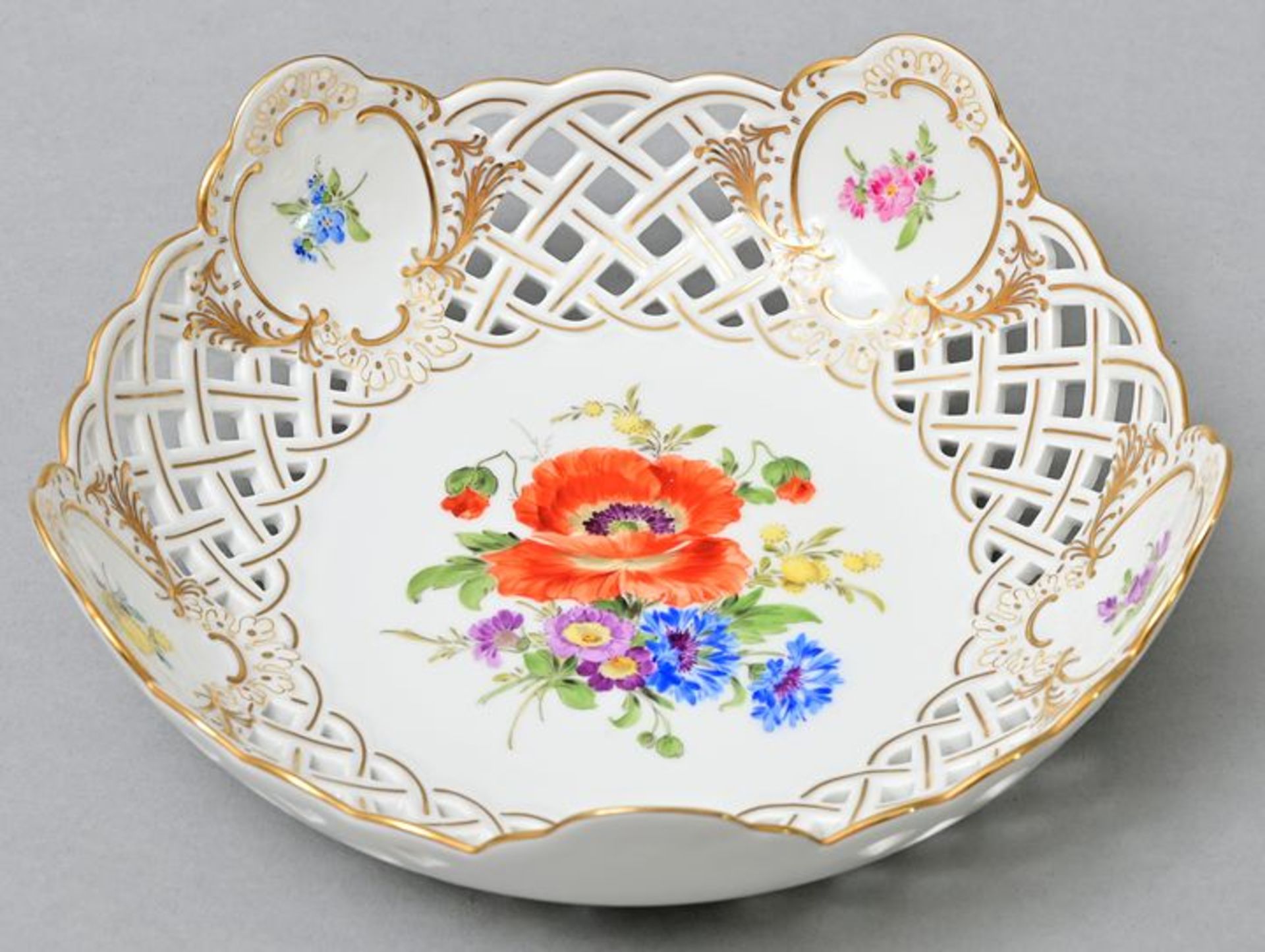 Konfektschale Meissen/ perforated bowl - Image 2 of 5