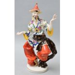 Tanzender Chinese, Schwarzburger Werkstätten für Porzellankunst / Porcelain figure