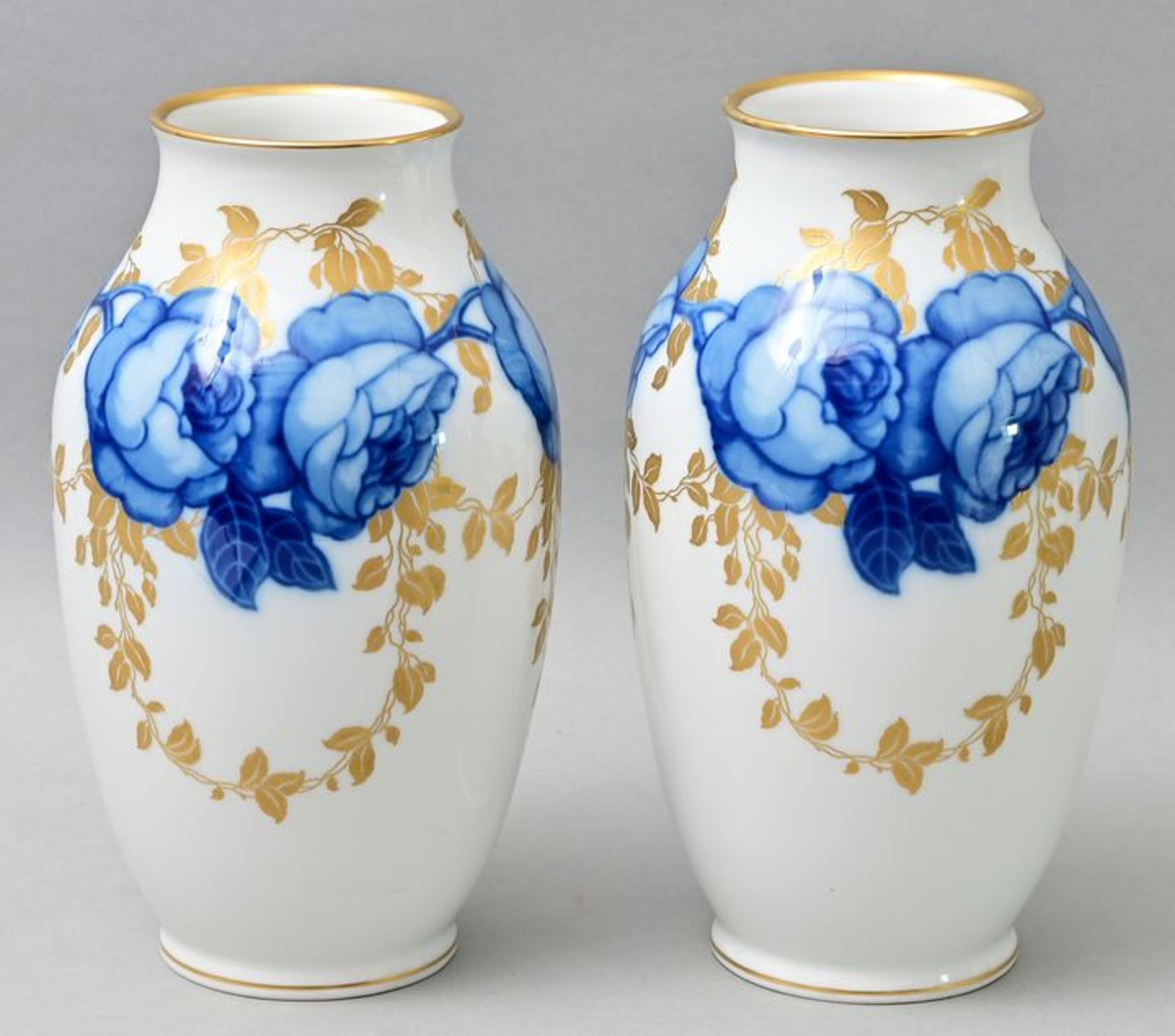 Paar Jugendstil-Vasen Rosenthal/ a set of two art nouveau vases
