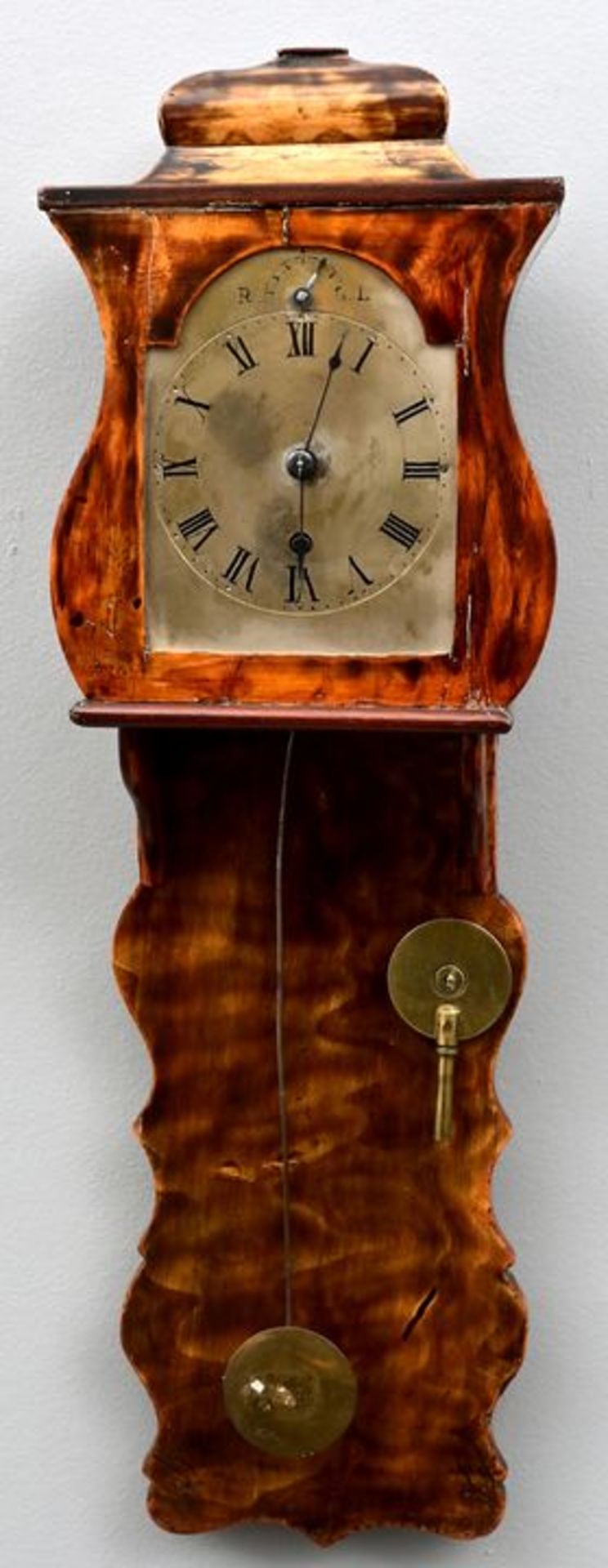 Miniaturbrettluhr / Miniature wall clock