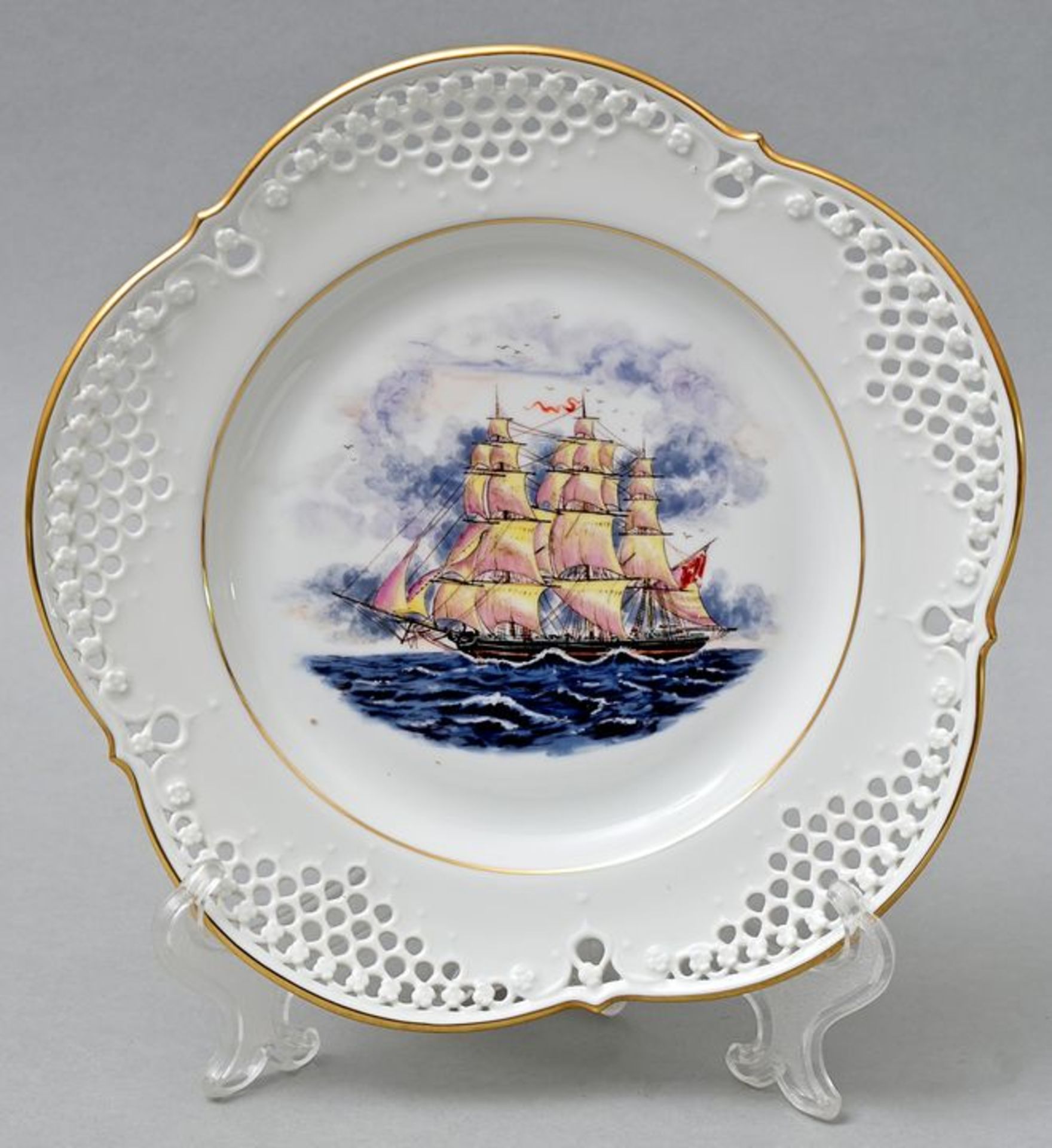 Teller Marinemalerei/ plate