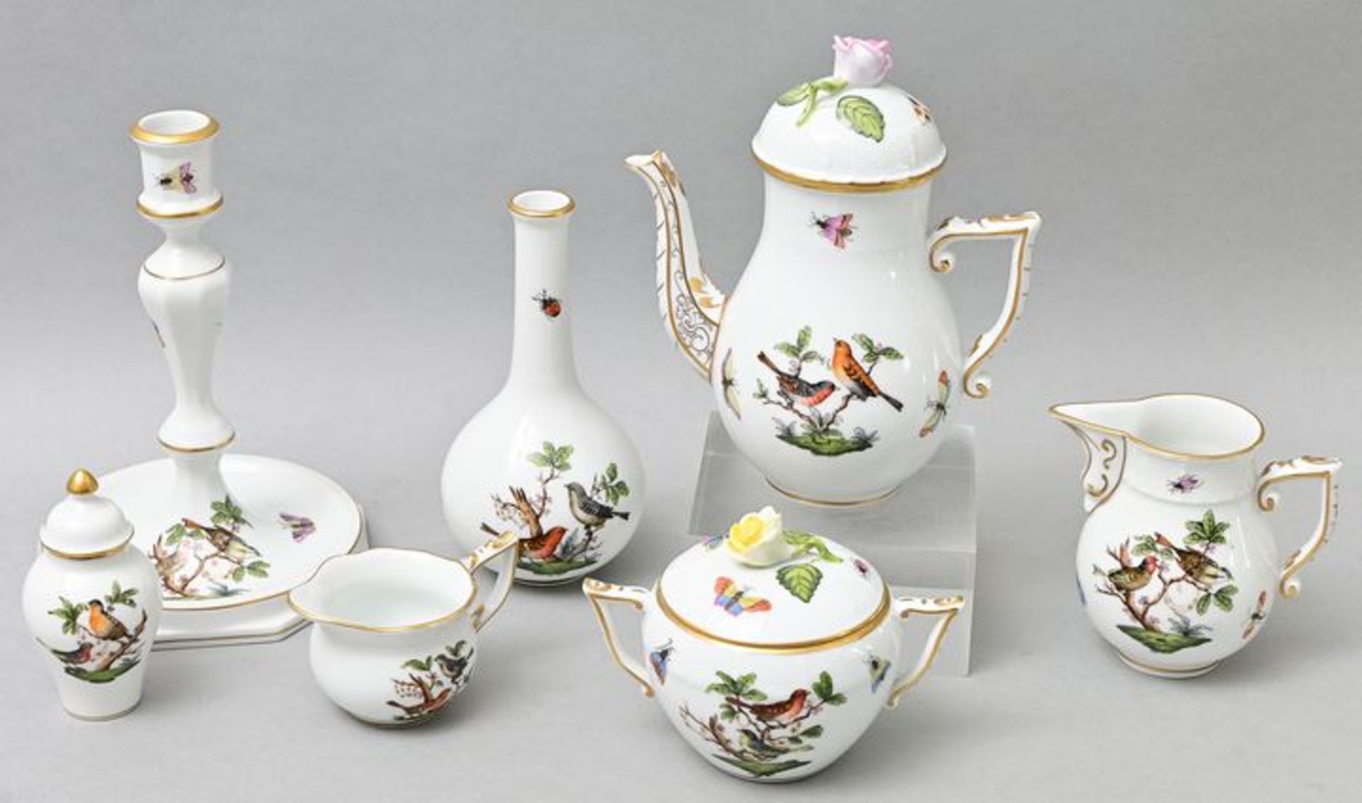 Sieben Teile Herend/ porcelain items