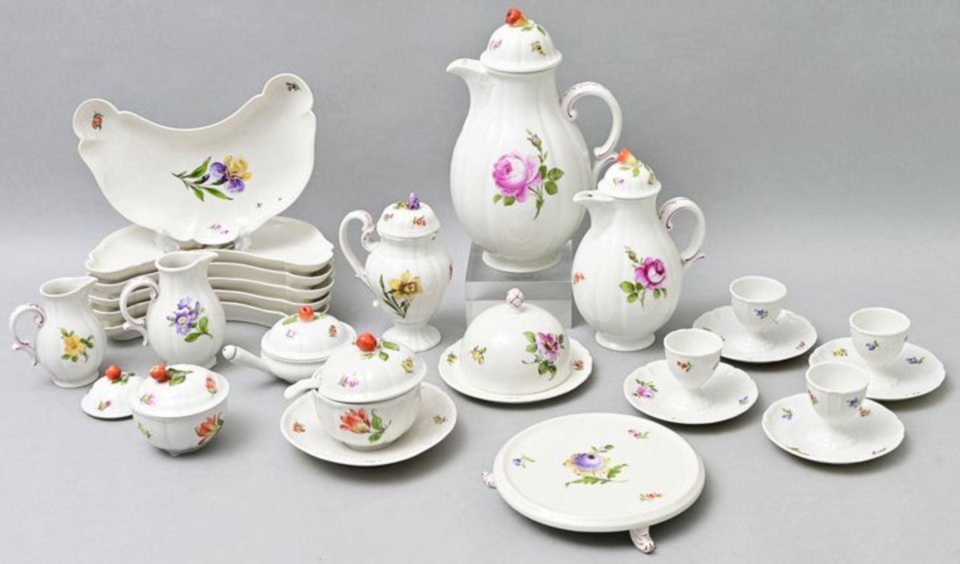 Speiseservice-Teile Nymphenburg/ porcelain service