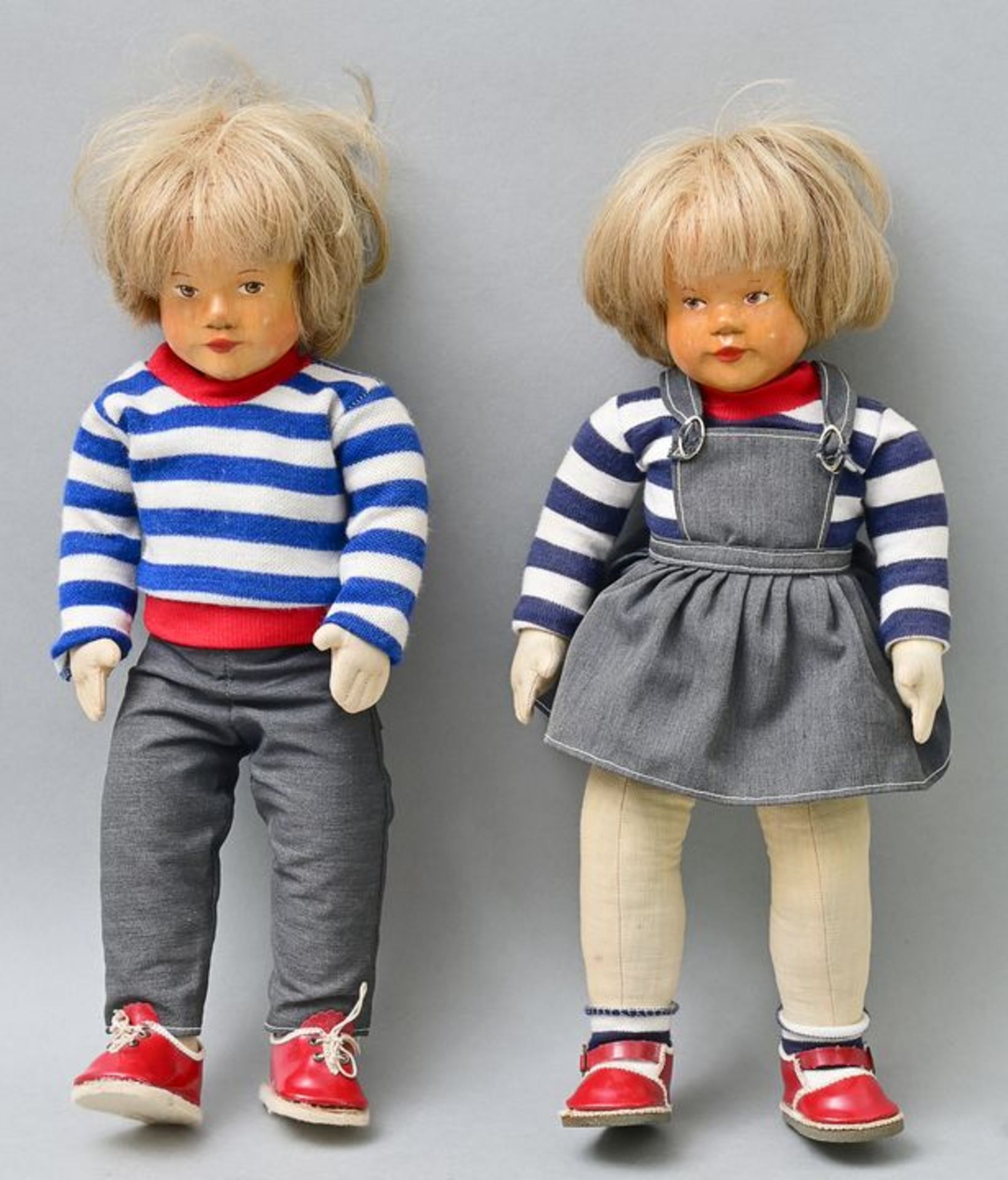 Ein Paar Puppen, Krahmer / Pair of dolls