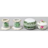 Vier Kleinteile Meissen/ Herend/ porcelain items