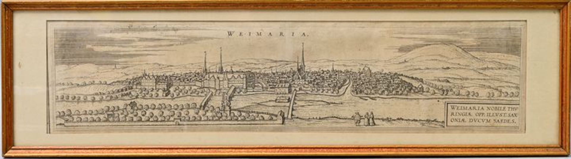 Stich Weimar (B.-H.) / View of Weimar (B.-H.)