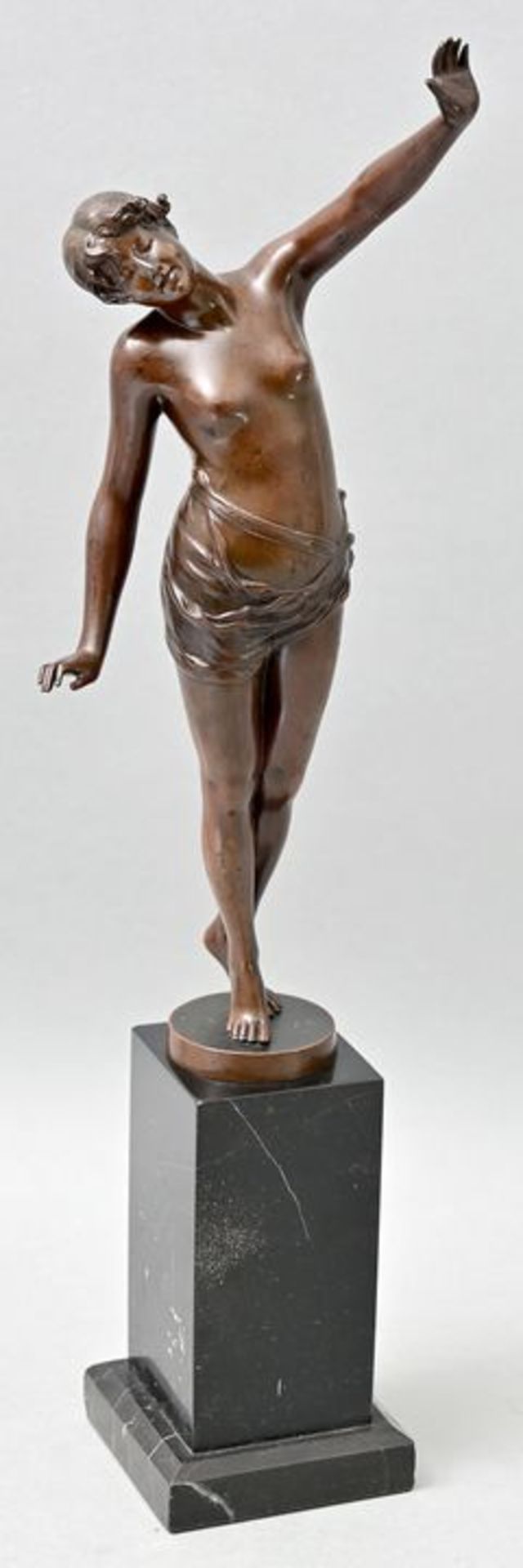 Rosse, Franz tanzender Akt/ bronze