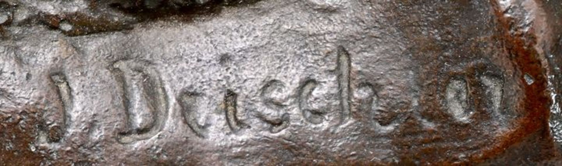 Bronze ''Fischer'', sign Drischler/ bronze - Image 5 of 5