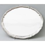 großes Silbertablett/ silver tray