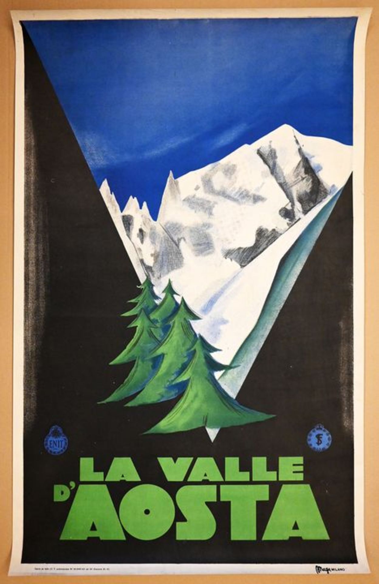 Plakat Valle d'Aosta / Poster Aosta Valley
