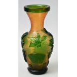 Vase Peking-Glas/ Peking glass vase