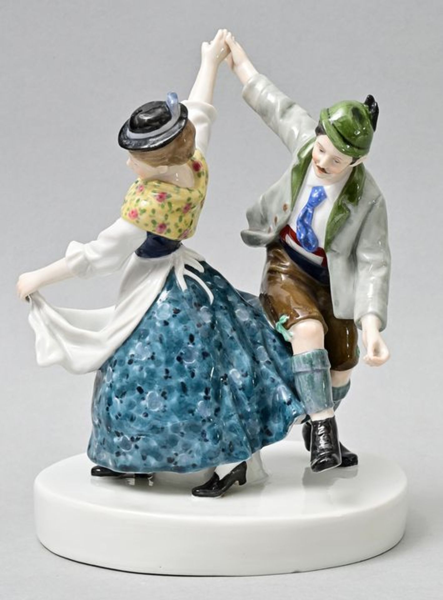 Porzellanfigur ''Tanzende''/ porcelain figurine - Bild 4 aus 5