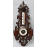 Barometer, Jagdmotiv / Barometer, Hunting decorum