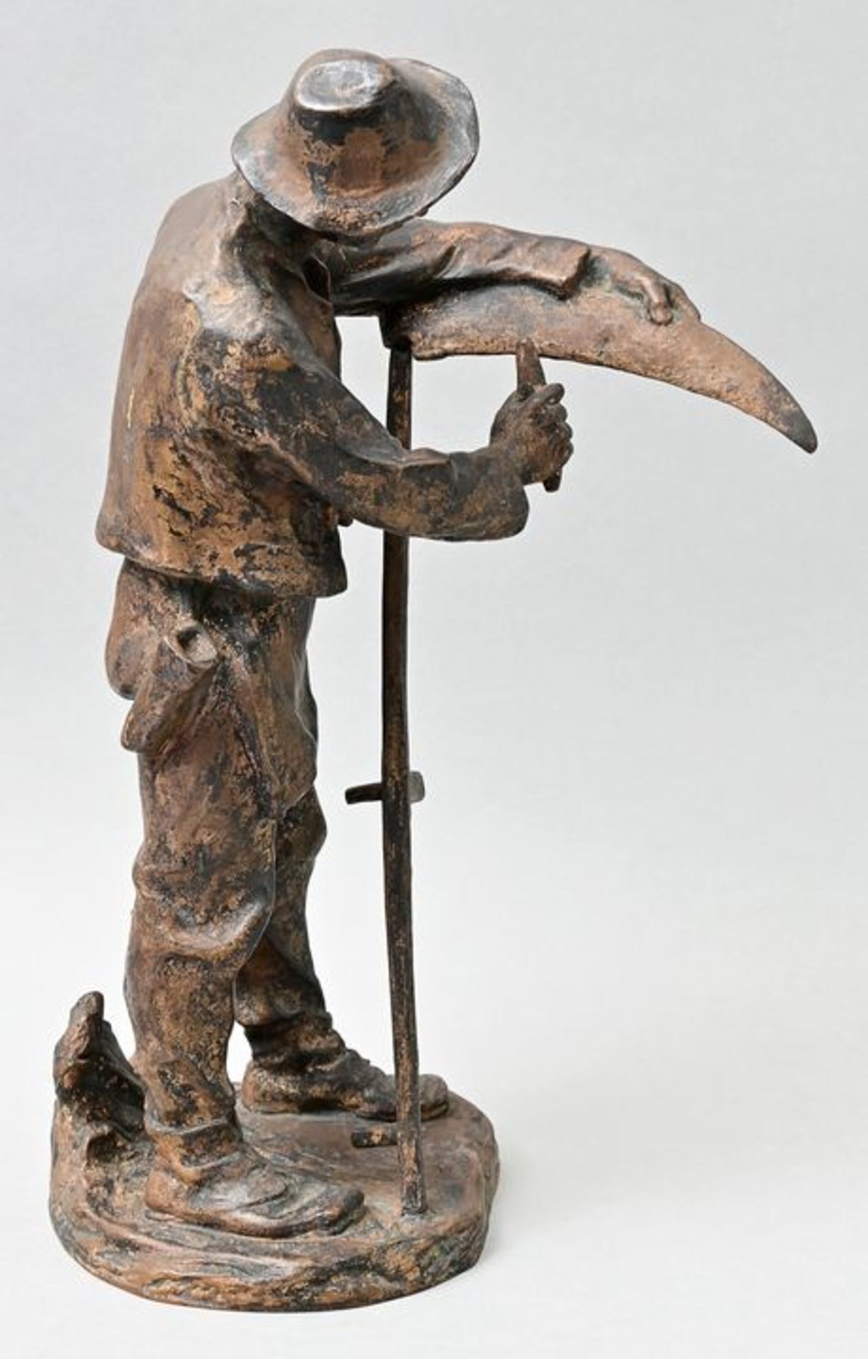 Müller, Hans, Bronze Schnitter mit Sense/ bronze - Image 5 of 7