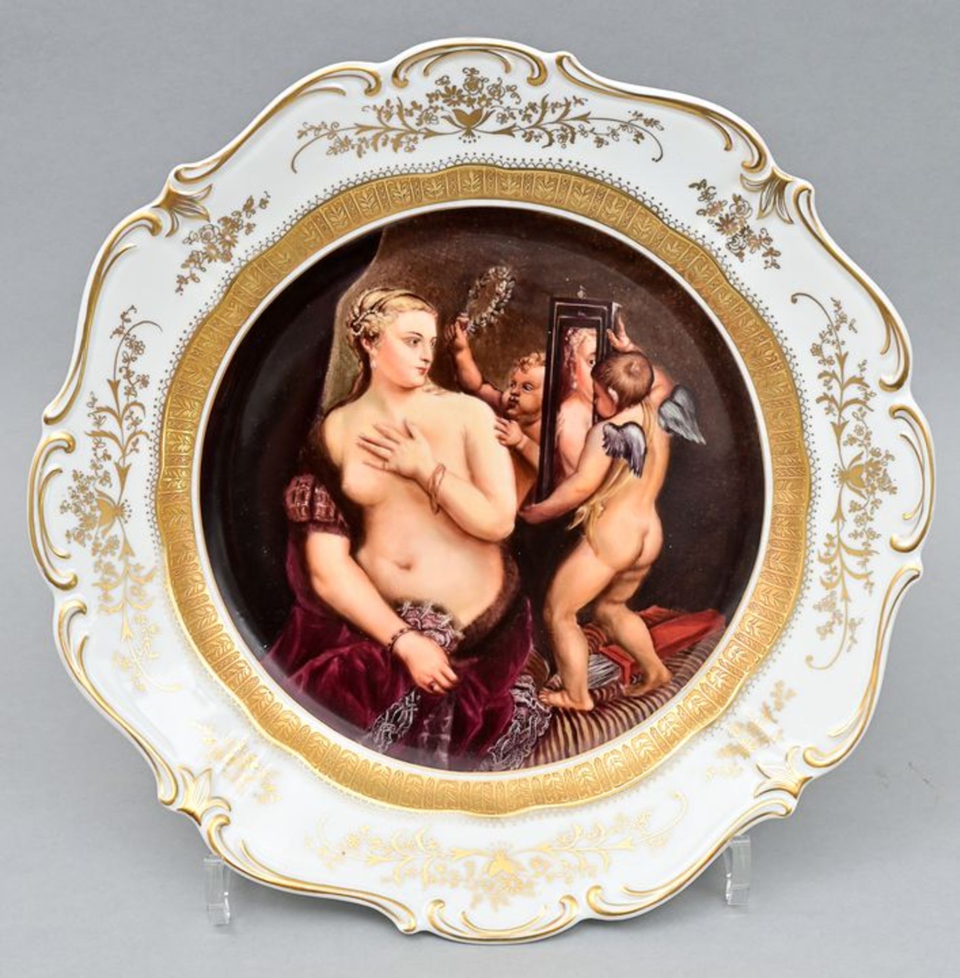 Bildteller Tizian/ plate porcelain