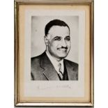 Fotografie des ehemaligen Präsidenten Gamal Abdel Nasser / photo