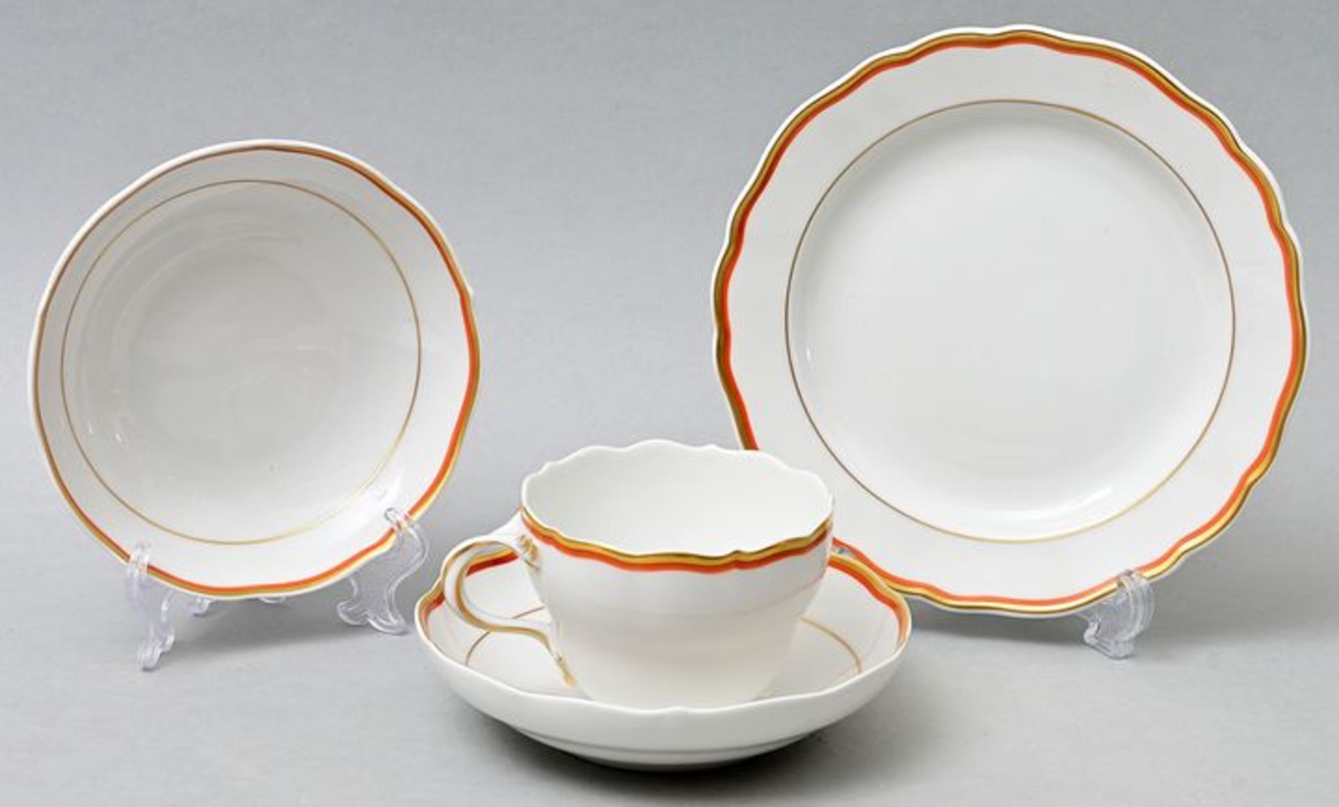 4 Teile Meissen/ 4 items porcelain