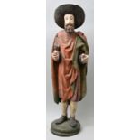 Schnitzfigur Heiliger Pilger/ holy Pilgrim