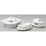 drei Service-Teile Porzellan/ three porcelain items