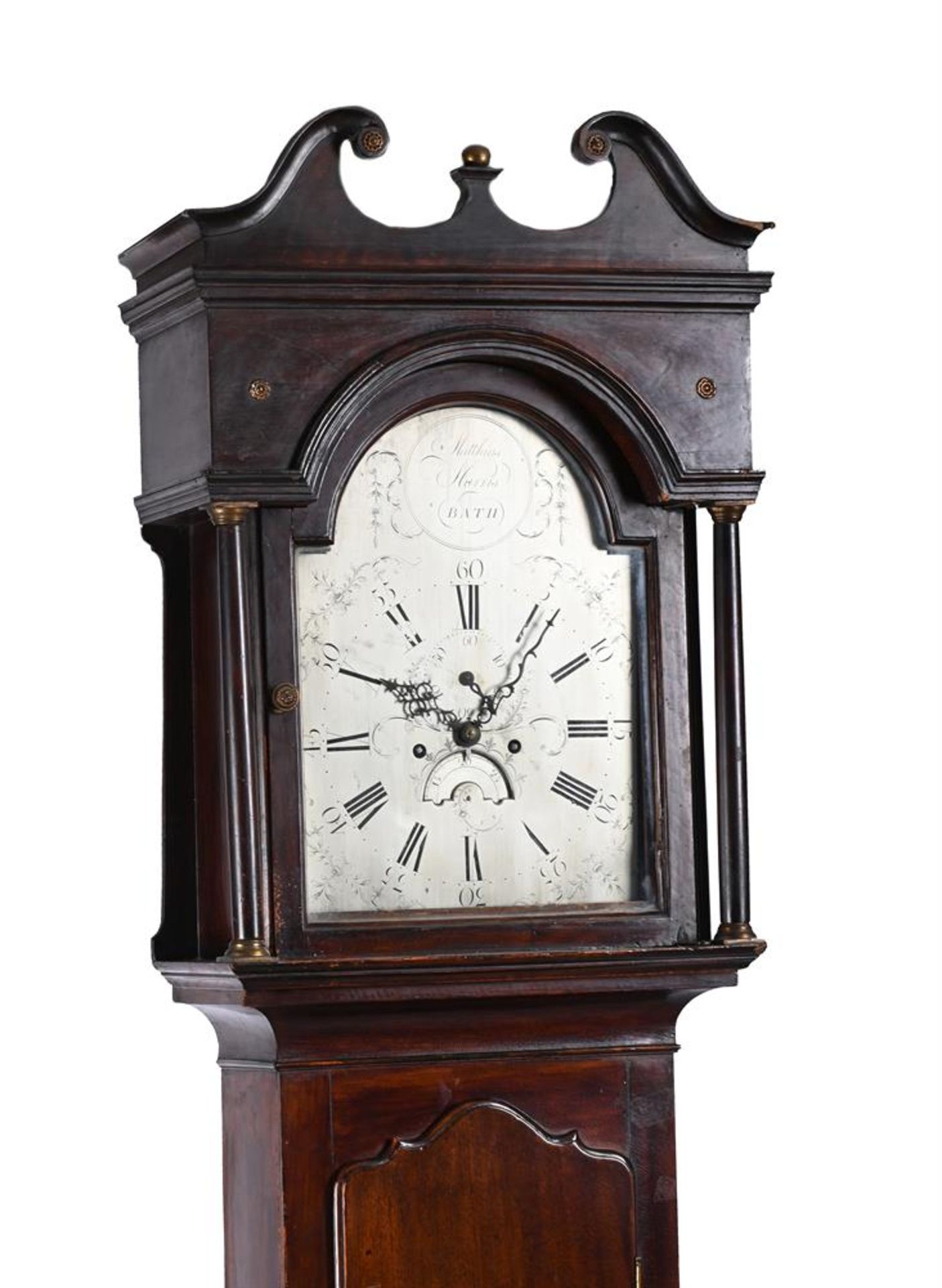 A MAHOGANY LONGCASE CLOCK - Bild 2 aus 2